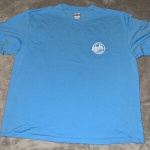 Men's Blue Graphic T-Shirt